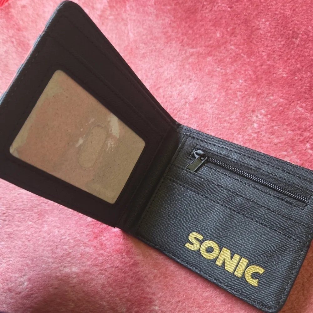 New Sonic The Hedge Hog Shadow Anime Manga Leather Wallet